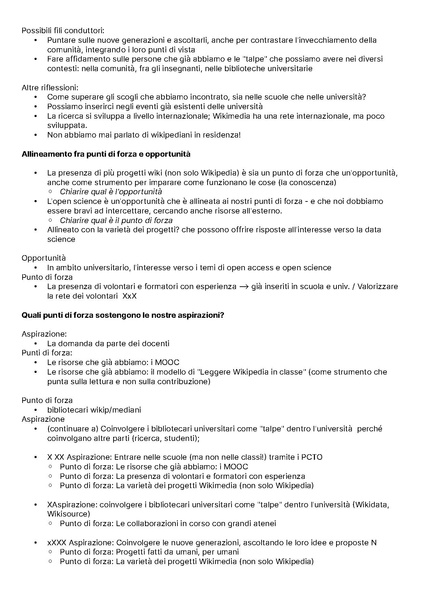 File:Strategia 2026-2030 - Incontri di gruppo (agosto-settembre 2025) - Scuole e università.pdf