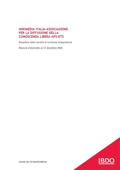 File:Relazione di revisione volontaria del bilancio al 31.12.25.pdf