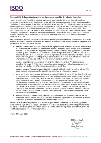 File:Relazione di revisione volontaria del bilancio al 31.12.25.pdf