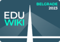 Logo for the EduWiki conference in Belgrade 2023 (new version).svg.png