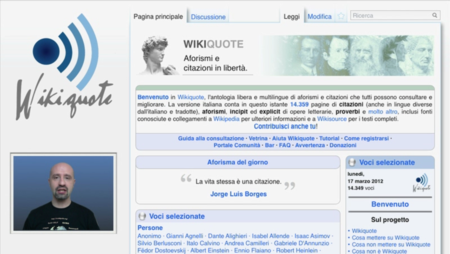 uno screenshot della Wikiguida