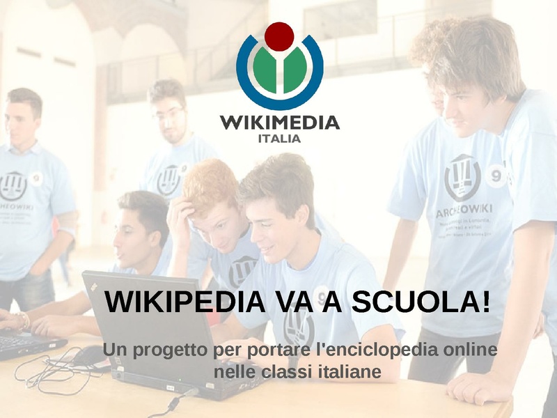 File:Wikimedia e scuola, presentazione generale 2015.pdf