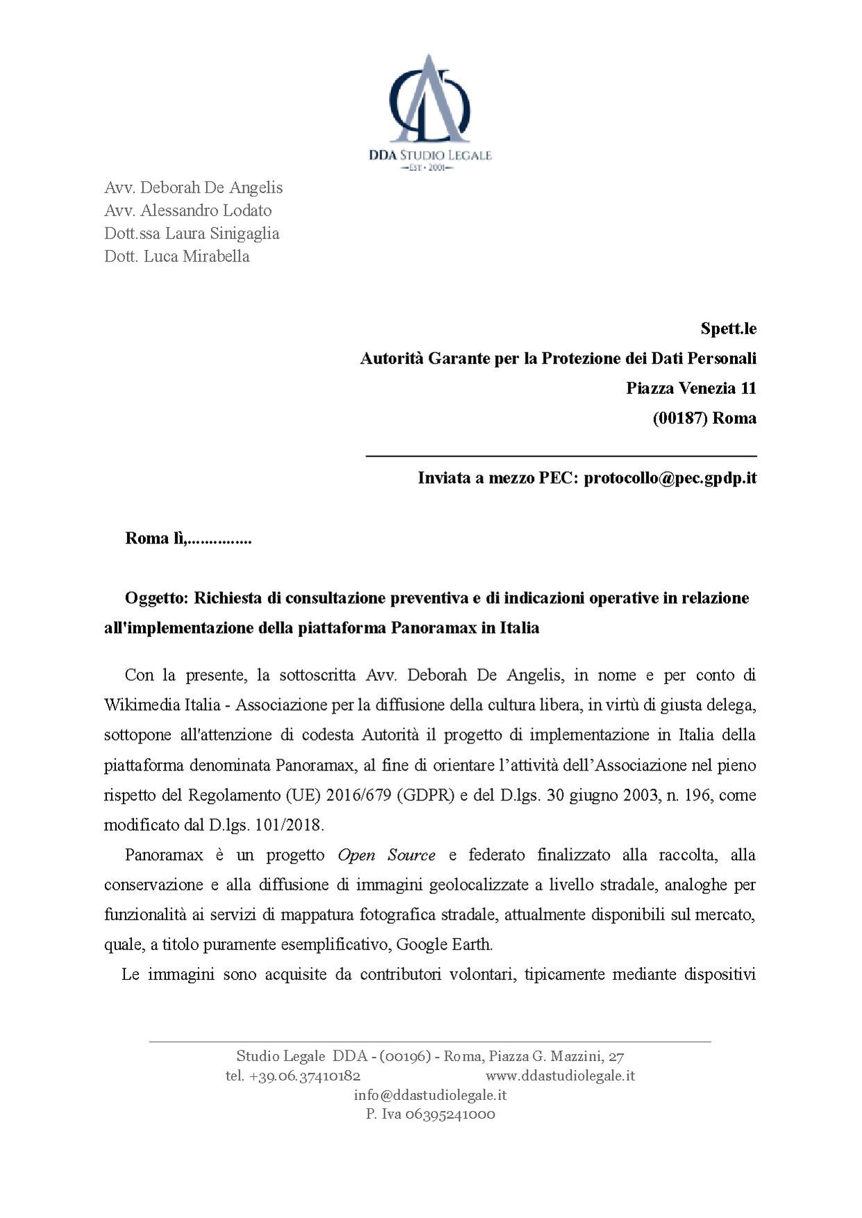 Lettera a Garante Panoramax.pdf