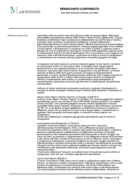 File:Rendicontazione 5x1000 anno finanziario 2024.pdf