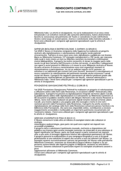 File:Rendicontazione 5x1000 anno finanziario 2024.pdf