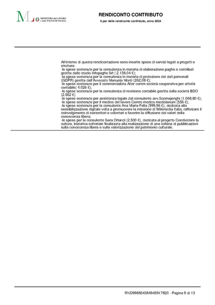 File:Rendicontazione 5x1000 anno finanziario 2024.pdf