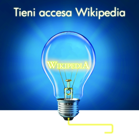 Tieni accesa Wikipedia